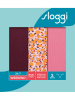 Sloggi 3er-Set: Strings in Braun/ Pink/ Orange