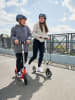 Hudora Scooter "Crossover 205" in Silber/ Rot - ab 3 Jahren