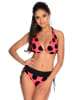 Meriell Club Bikini in Schwarz/ Pink