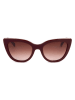 Longchamp Damskie okulary przeciwsłoneczne w kolorze bordowym