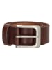 HIDE & STITCHES Leren riem bruin