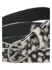 HIDE & STITCHES Leder-Gürtel in Creme/ Schwarz