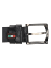 HIDE & STITCHES Leren riem zwart