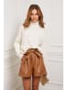 So Cachemire Rollkragenpullover in Creme