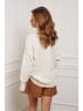 So Cachemire Rollkragenpullover in Creme