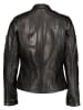 HIS Lederjacke in Schwarz