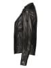 HIS Lederjacke in Schwarz