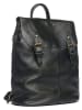 Lucca Baldi Skórzany plecak "Montichiari" w kolorze czarnym - 31 x 37 x 15 cm