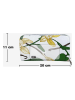 Mila Blu SkÃ³rzany portfel "Rovere" w kolorze biaÅ‚o-zielonym - 20 x 11 x 2 cm