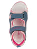 lamino Sandalen in Blau/ Pink