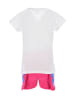 Disney Minnie Mouse 2-delige outfit "Minnie" wit/roze
