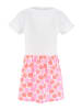 MINNIE MOUSE Jurk "Minnie" wit/roze/meerkleurig