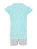 Peppa Pig 2-delige outfit "Peppa Pig" grijs/mintgroen