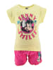 Disney Minnie Mouse 2-delige outfit "Minnie" roze/geel