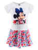 Disney Minnie Mouse 2tlg. Outfit "Minnie" in Weiß/ Blau/ Rot