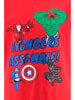 MARVEL Avengers Pyjama "Avengers" rood/grijs