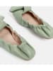 loft37 Leder-Ballerinas in Grün