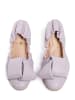 loft37 Leder-Ballerinas in Flieder