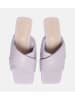 loft37 Leren slippers lila