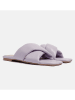 loft37 Leren slippers lila