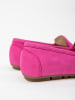 Zapato Leder-Mokassins in Pink