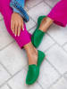 Zapato Skórzane mokasyny w kolorze zielonym