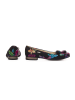 Zapato Skórzane mokasyny w kolorze czarnym ze wzorem