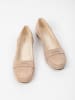 Zapato Leren mocassins beige