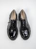 Zapato Leder-Schnürschuhe in Schwarz