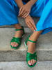Zapato Skórzane sandały w kolorze zielonym