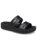 Crocs Klapki "Baya Platform" w kolorze czarnym