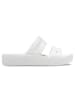 Crocs Klapki "Baya" w kolorze białym