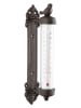 Garden Hero Wandthermometer donkerbruin - (B)9,5 x (H)27 x (D)5 cm