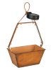 Garden Hero Solarna lampa wisząca LED w kolorze jasnobrązowym - 34,7 x 19,8 x 10,8 cm