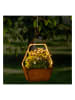 Profigarden Solarna lampa wisząca LED w kolorze jasnobrązowym - 34,7 x 19,8 x 10,8 cm