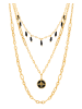MENTHE À L'O Vergulde ketting met sierelementen - (L)60 cm
