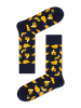 Happy Socks Skarpety "Banana" w kolorze czarno-żółtym