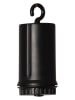 STAR Trading LED-Glaskugel "Bowl" in Schwarz - (B)12,5 x (H)19,5 cm