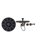 STAR Trading LED-Solar-Wasserfontäne "Fountain" in Schwarz - (L)10 x (B)16 cm