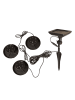 STAR Trading LED-Solar-Wasserlicht "Water Light" in Schwarz - (L)600 cm