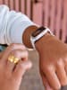 Garmin GPS-Smartwatch "Venu® SQ 2 Music" in Creme/ Gold