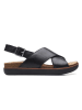 Clarks Leren sandalen zwart