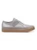 Clarks Skórzane sneakersy "Barleigh Lace" w kolorze szarym