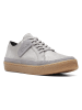 Clarks Skórzane sneakersy "Barleigh Lace" w kolorze szarym