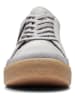 Clarks Skórzane sneakersy "Barleigh Lace" w kolorze szarym