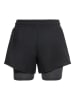 Odlo 2in1-Laufshorts "Run Easy 365" in Schwarz