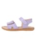 kmins Leder-Sandalen in Flieder