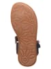 kmins Leder-Sandalen in Dunkelblau