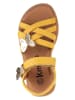 kmins Leren sandalen geel