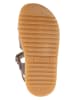 kmins Skórzane sandały w kolorze brązowym
